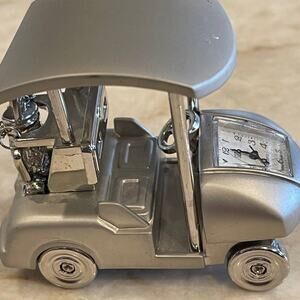 Sanis golf cart clock silver